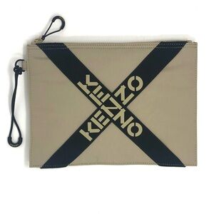 Kenzo Cross Logo clutch / pouch / pochette / wristlet